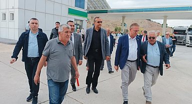 Tavşanlı'da Emet Taşıyıcılar Kooperatifinin akaryakıt istasyonu açıldı