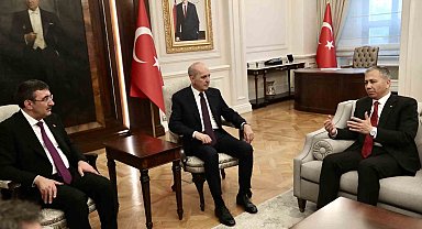TBMM Başkanı Kurtulmuş, İçişleri Bakanı Yerlikaya'yı ziyaret etti