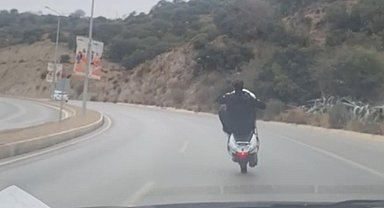 Tehlikeli yolculuk kamerada