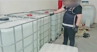 Tekirdağ'da 12 ton etil alkol ele geçirildi
