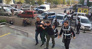 Tekirdağ'da 6 aylık hamile kadının öldürülmesinde cinayet şüphelisi adliyeye sevk edildi