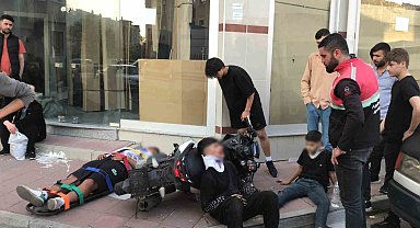 Tekirdağ'da iki motosiklet çarpıştı: 3 çocuk yaralandı