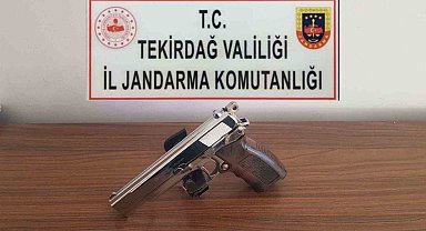 Tekirdağ'da silah operasyonu