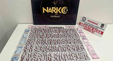 Tekirdağ'da skunk ve metamfetaminle yakalanan zanlı tutuklandı