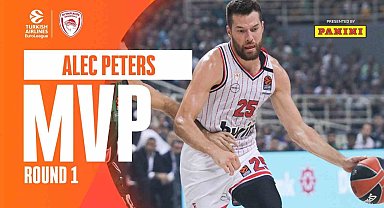 THY Euroleague'de ilk haftanın MVP'si Alec Peters oldu