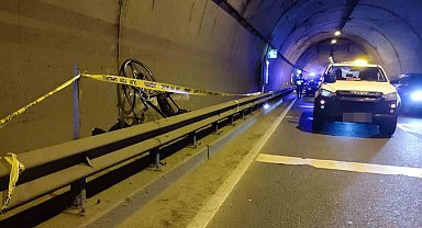 Trabzon'da tünelde yaşanan kazada Norveçli bisikletçi hayatını kaybetti