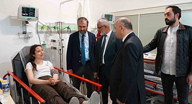 Trafik kazasında yaralanan öğrencilerin durumu iyi