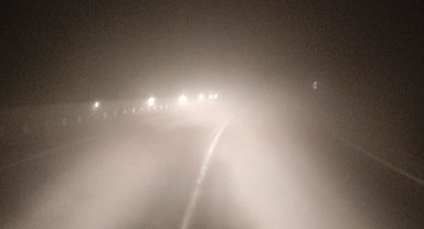 Ulgar Geçidi'nde görüş mesafesi 5 metreye kadar düştü