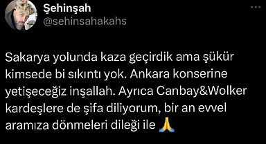 Ünlü rapçi konsere giderken Sakarya'da kaza yaptı