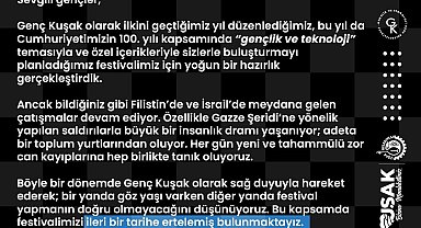 Uşak Genç Fest ertelendi