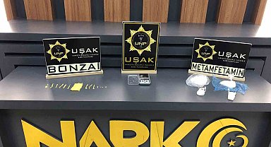 Uşak'ta uyuşturucu operasyonunda 1 kişi tutuklandı