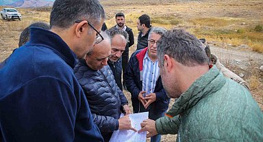 Vali Çelik, su sorunu çözümü için 3 bin 500 rakımda