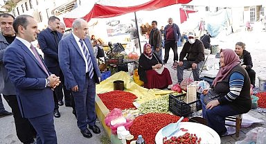 Vali Dağlı, esnaf ve vatandaşlarla bir araya geldi
