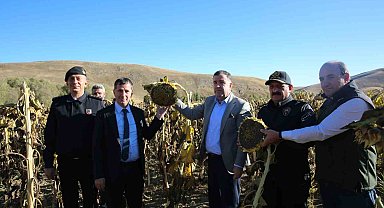 Vali Eldivan, Kitre köyünde çiftçilerle bir araya geldi