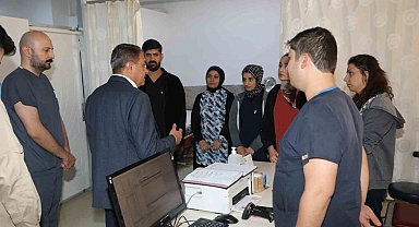 Validen hastane acilinde sürpriz denetleme