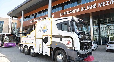 Van Büyükşehir Belediyesi otobüs kurtarma aracını envanterine kattı