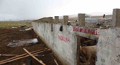 Van'da hortum: 2 kişi yaralandı, bir çiftlik zarar gördü