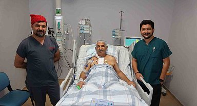 Van'da yaşlı adamın 4 damarına bypass yapıldı