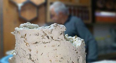 Van'ın tescilli otlu peyniri kışa hazır