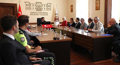 Vatandaşların güvenli ve huzurlu hissetmeleri adına toplantı gerçekleşti