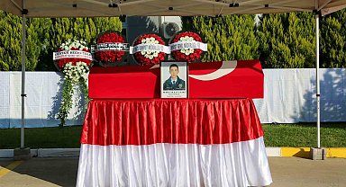 Vefat eden polis memuru için tören düzenlendi