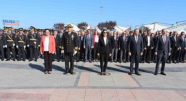 Yalova'da 100. yıl kutlamaları törenle başladı