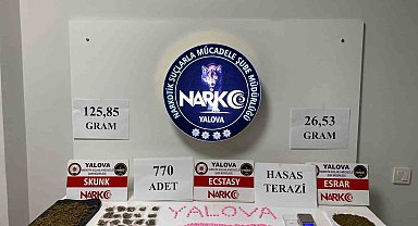 Yalova'da uyuşturucu operasyonu: 1 tutuklama
