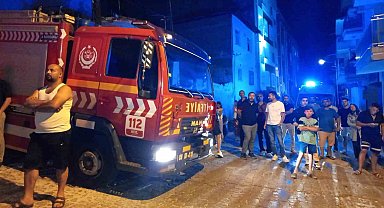 Yangın değil, vatandaşın merakı şaşırttı