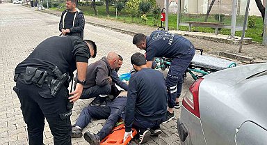 Yanlış yola girdi, geri manevra yapınca yaşlı adama çarptı