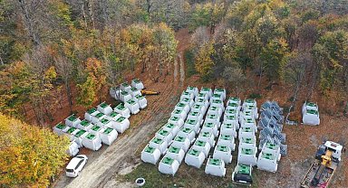 Yarım asırlık teleferik projesinde direklerin dikilmesi tamamlandı