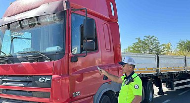 Yasaklanan yola giren ağır taşıtlara ceza