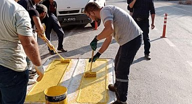 Yaya çizgisi çalışmaları devam ediyor