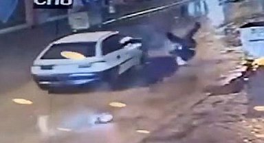 Yayaya çarpan sürücü arkasına bile bakmadan kaçtı