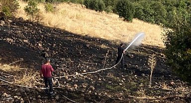 Yayladere'de otluk alanda çıkan yangın söndürüldü