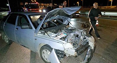 Yola düşen kasa kazaya sebep oldu