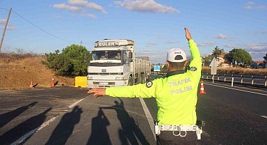 Yük taşıyan araçlara özel denetim: 747 araç denetlendi