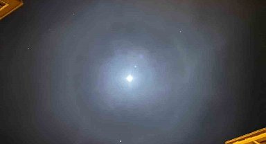 Yüksekova'da ay halesi