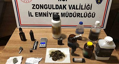 Zonguldak'ta 2 kilogram uyuşturucu madde ele geçirildi: 3 tutuklu