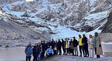 35 kişilik grup Cennet ve Cehennem Vadisi'nde doğa yürüyüş yaptı