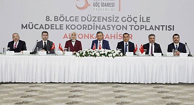 8. Bölge Düzensiz Göçle Mücadele Koordinasyon Toplantısı Afyonkarahisar'da yapıldı