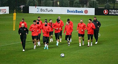 A Milli Futbol Takımı, Almanya maçı hazırlıklarına başladı