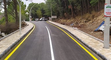 Ağlayan Kaya-Mevlevihane yolu yenilendi