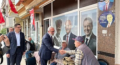 AK Parti'li Yenişehirlioğlu, Akhisarlı zeytin üreticileri ile buluştu