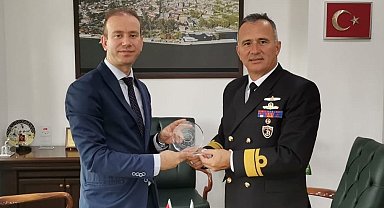 Aksaz Deniz Üs Komutanı Tuğamiral Eski Köyceğiz'e geldi