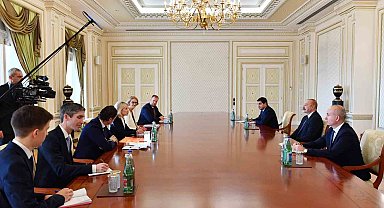 Aliyev, AGİT PA Başkanı Pia Kauma'nı kabul etti