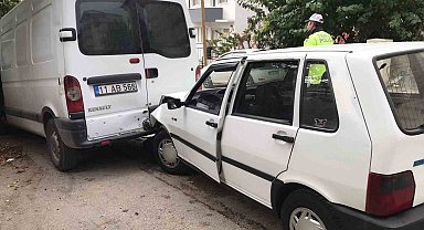 Alkollü sürücünün sebep olduğu zincirleme trafik kazasında 1 kişi yaralandı