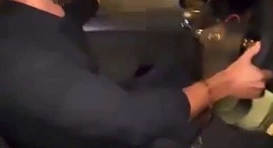 Asker eğlencesinde arabadan ateş eden şahıs kamerada