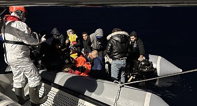 Aydın'da 38 düzensiz göçmen kurtarıldı