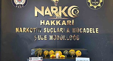 Bal kabakları içerisinde 14 kilo metamfetamin ele geçirildi