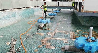 Bartın'daki süs havuzları yoğun bakımda